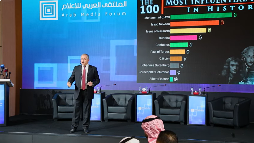 كلمة الدكتور معن القطامين في الملتقى العربي للإعلام والملتقى الأول للمؤثرين وصانعي المحتوى